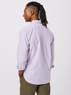 Aubin Aldridge Cotton Long Sleeve Collar Shirt - view 2, Lavender