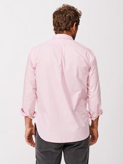 Aubin Chase Poplin Cotton Regular Fit Shirt - view 2, Pink