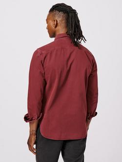 Aubin Normanby Cotton Twill Shirt - view 2, Port