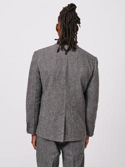 Aubin Mareham Wool Suit Blazer, Grey - view 2, Grey