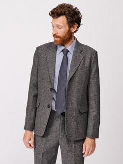Aubin Pasmore Wool Suit Blazer, Charcoal Flannel
