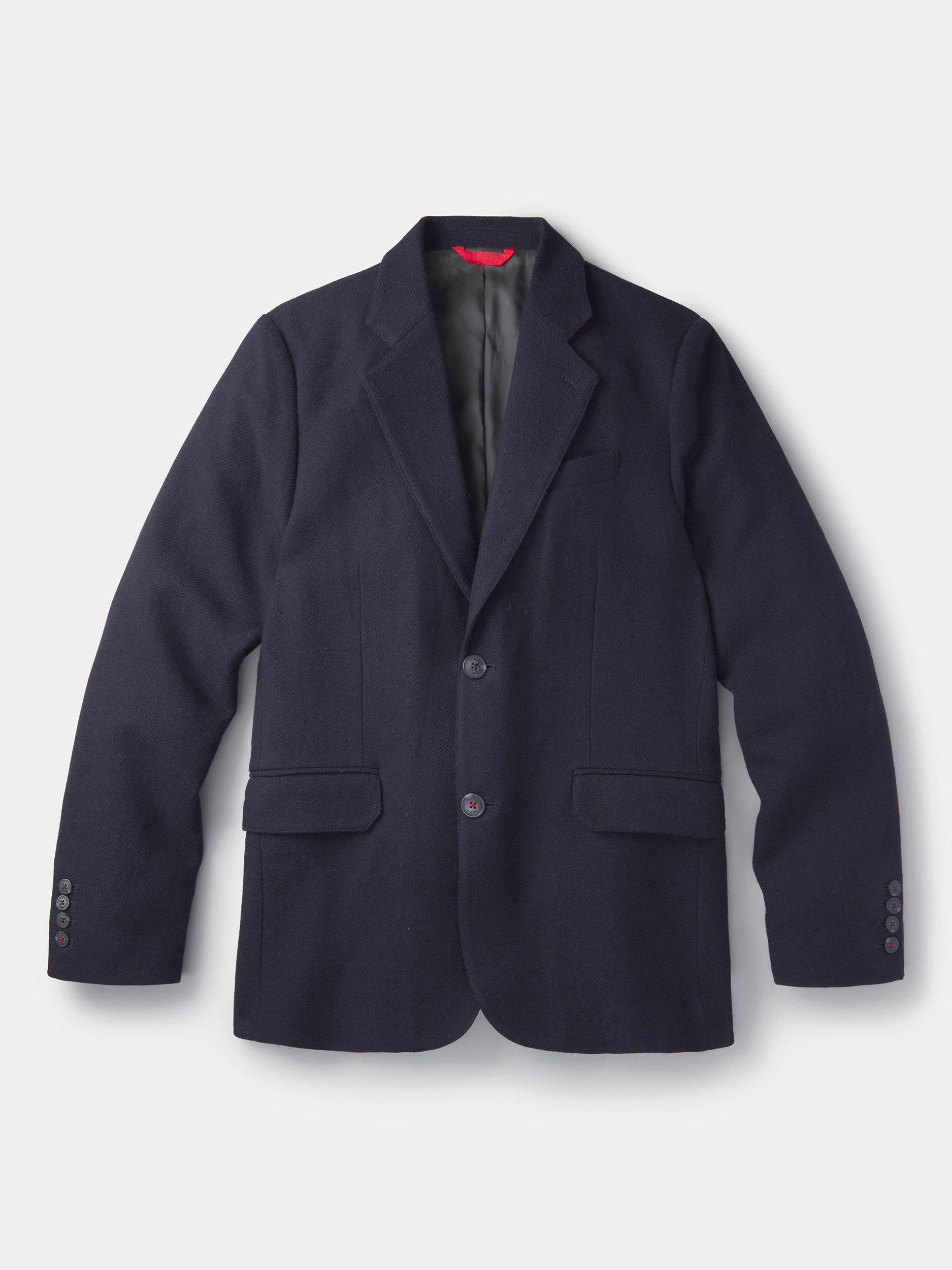 Product image 7 of 7, which shows Aubin Pasmore Wool Suit Blazer, Navy Flannel, 38R