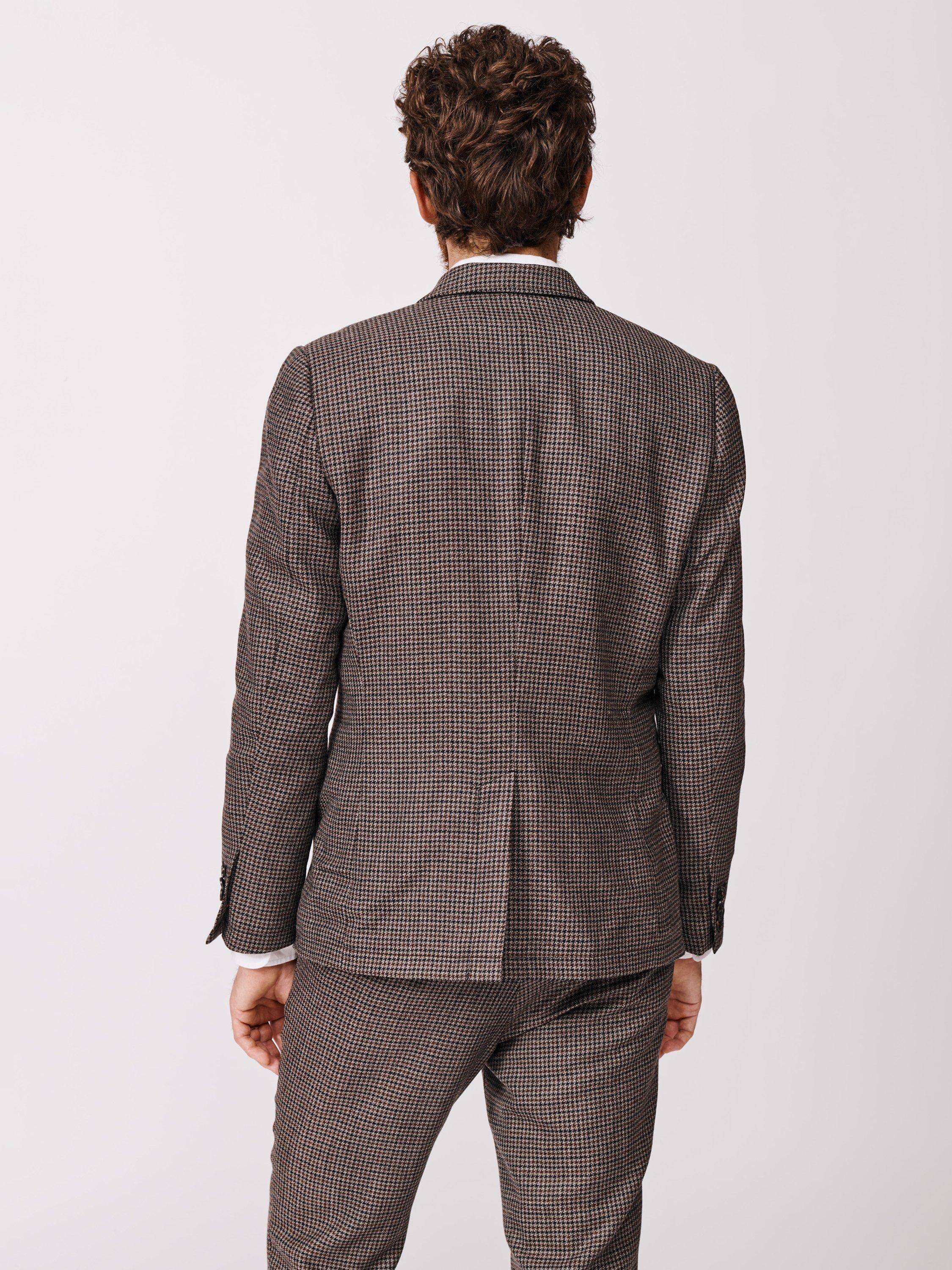 Product image 2 of 8, which shows Aubin Pasmore Puppy Tooth Wool Suit Blazer, Multi, 38R