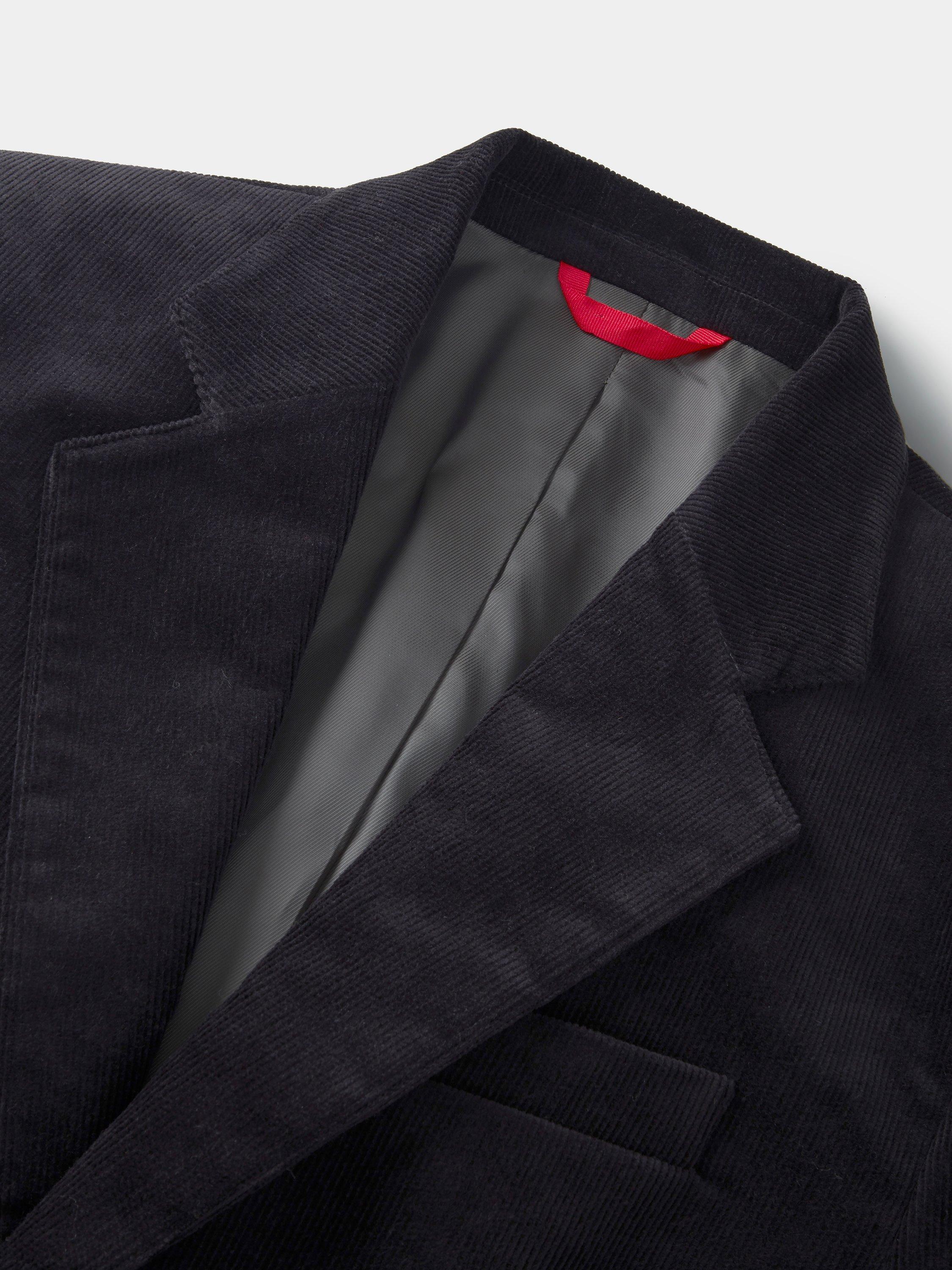 Product image 6 of 8, which shows Aubin Pasmore Corduroy Suit Blazer, Black, 38R