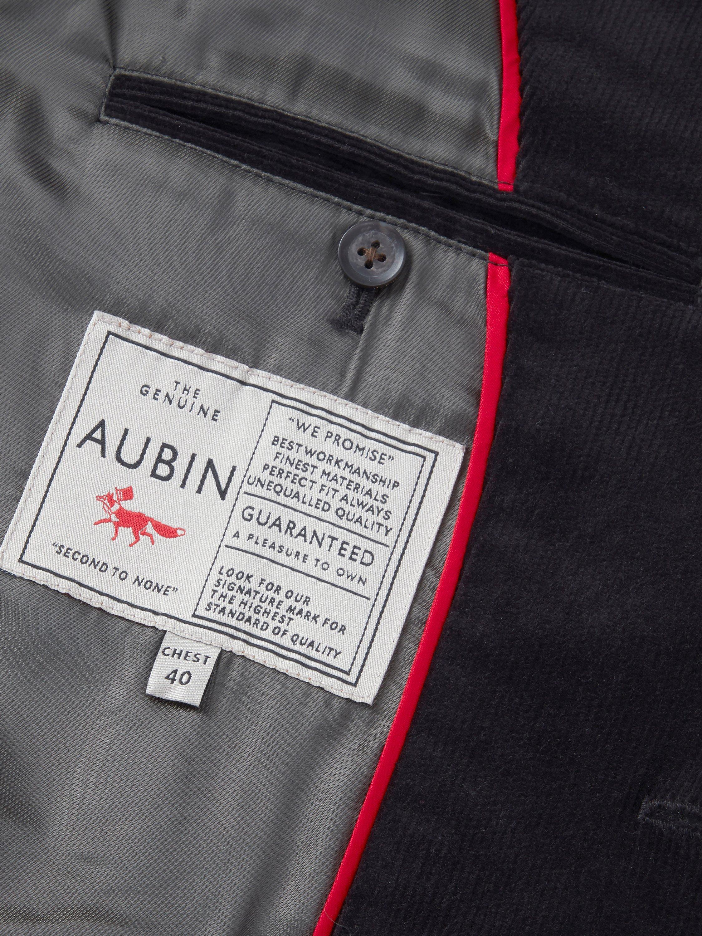 Product image 7 of 8, which shows Aubin Pasmore Corduroy Suit Blazer, Black, 38R