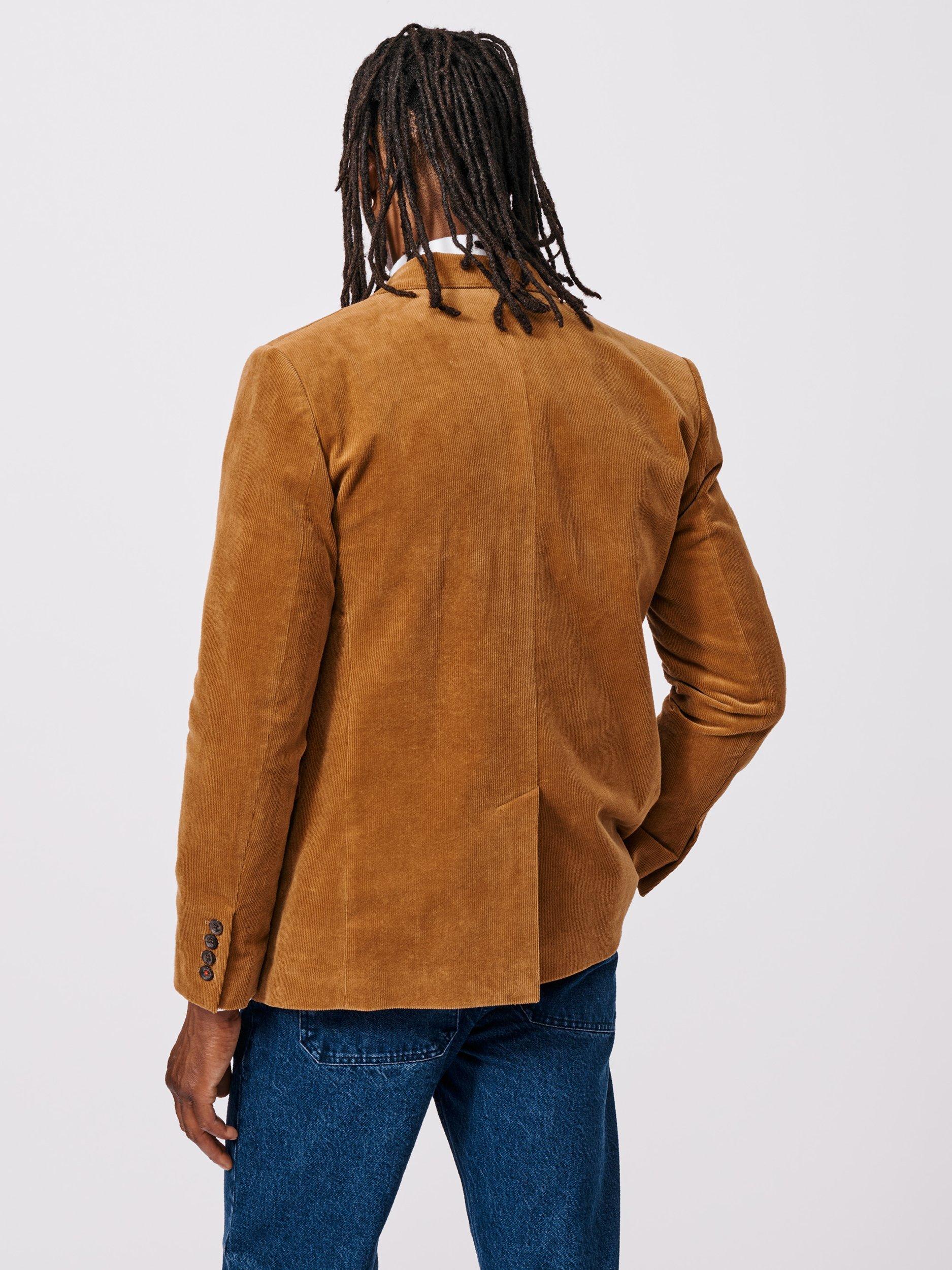 Product image 2 of 7, which shows Aubin Pasmore Corduroy Suit Blazer, Camel, 38R