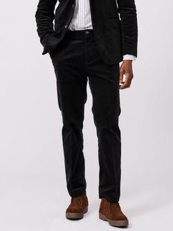 Aubin Pasmore Corduroy Suit Trousers, Black, Black