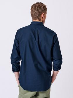 Aubin Alder Oxford Shirt, Navy - view 2, Navy