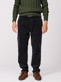 Aubin Barrowby Corduroy Trousers, Black, Black