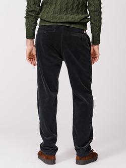 Aubin Barrowby Corduroy Trousers, Black - view 2, Black