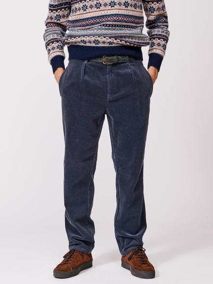 Aubin Barrowby Cord Trousers, Navy
