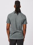 Aubin Hareby Organic Cotton Regular Fit Short Sleeve T-Shirt, Charocal