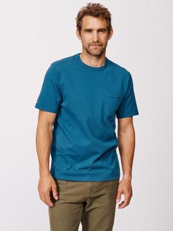 Aubin Newburgh Relaxed T-Shirt, Mid Blue