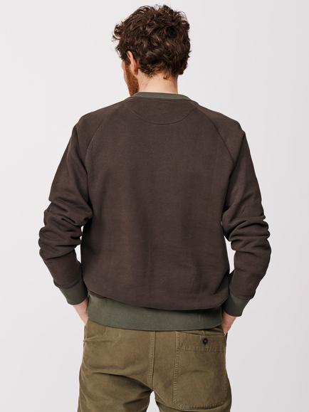 Aubin Lichfield Heavyweight Sweatshirt, Black/Multi - view 2, Black/Multi