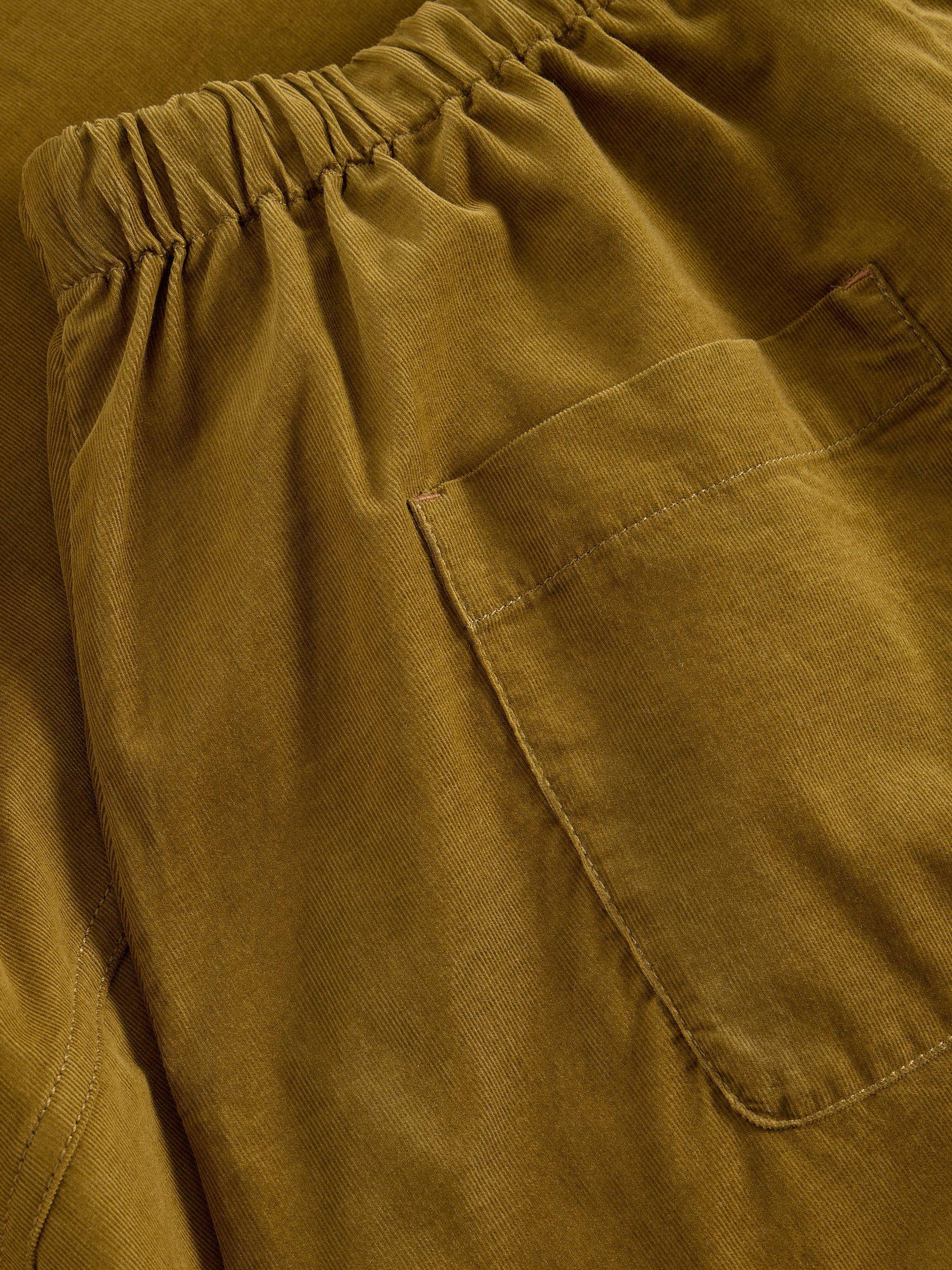 Product image 6 of 6, which shows White Stuff Tilly Corduroy Midi Skirt, Khaki, 8