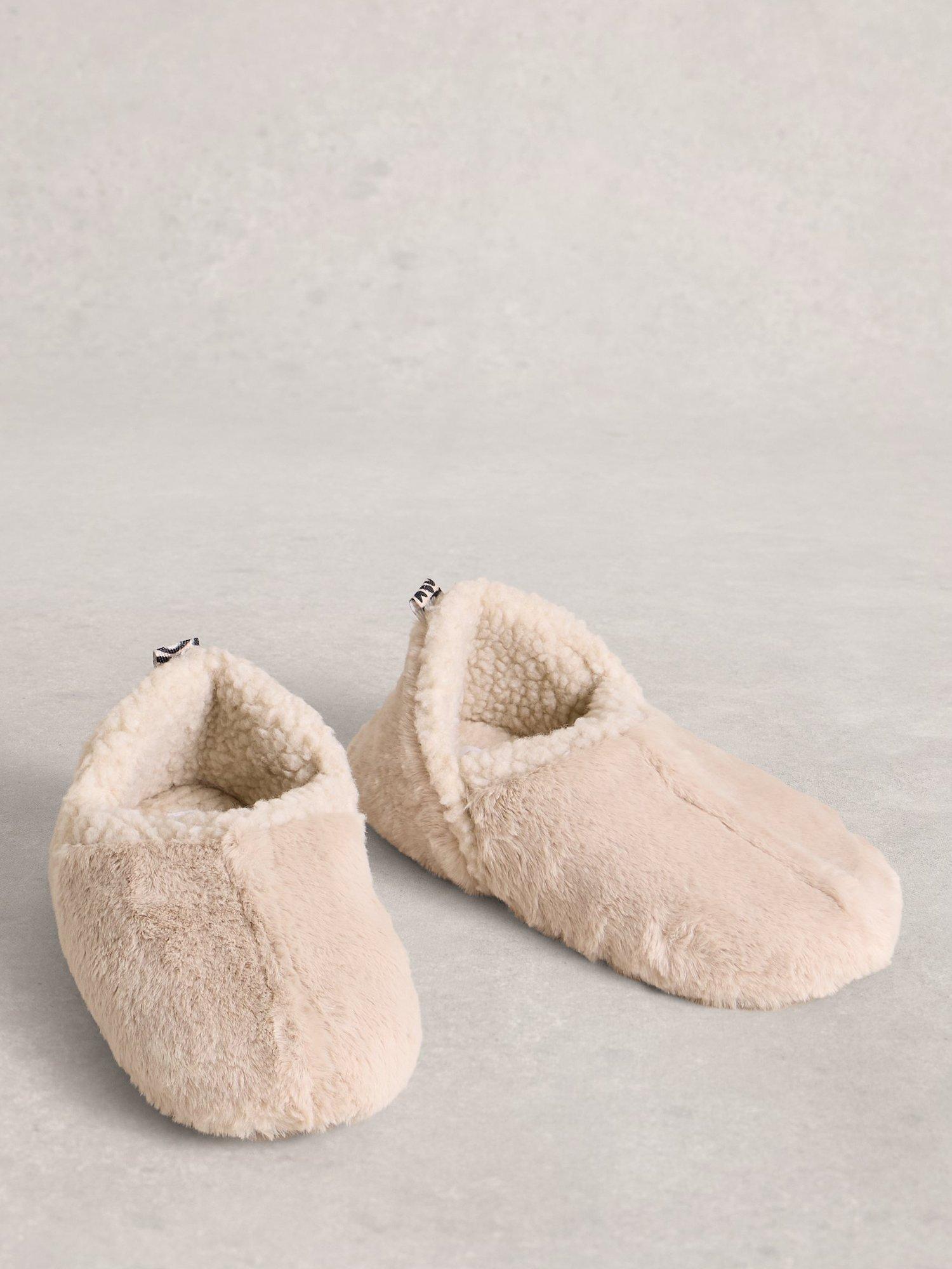 Product image 4 of 4, which shows White Stuff Reya Slippers, Light Natural, 3
