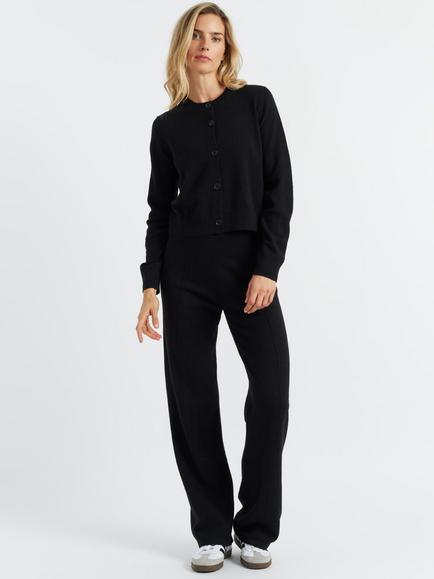 Chinti & Parker Button Down Cardigan, Black