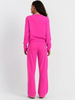 Chinti & Parker Button Down Cardigan - view 2, Hot Pink