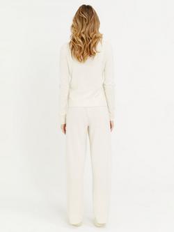 Chinti & Parker Wide Leg track Pants - view 2, Cream