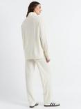 Chinti & Parker Relaxed Wool Rich Roll Neck Jumper, Cream