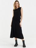 Chinti & Parker Crochet Trim Wool Rich Midi Skirt
