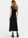 Chinti & Parker Crochet Trim Wool Rich Midi Skirt