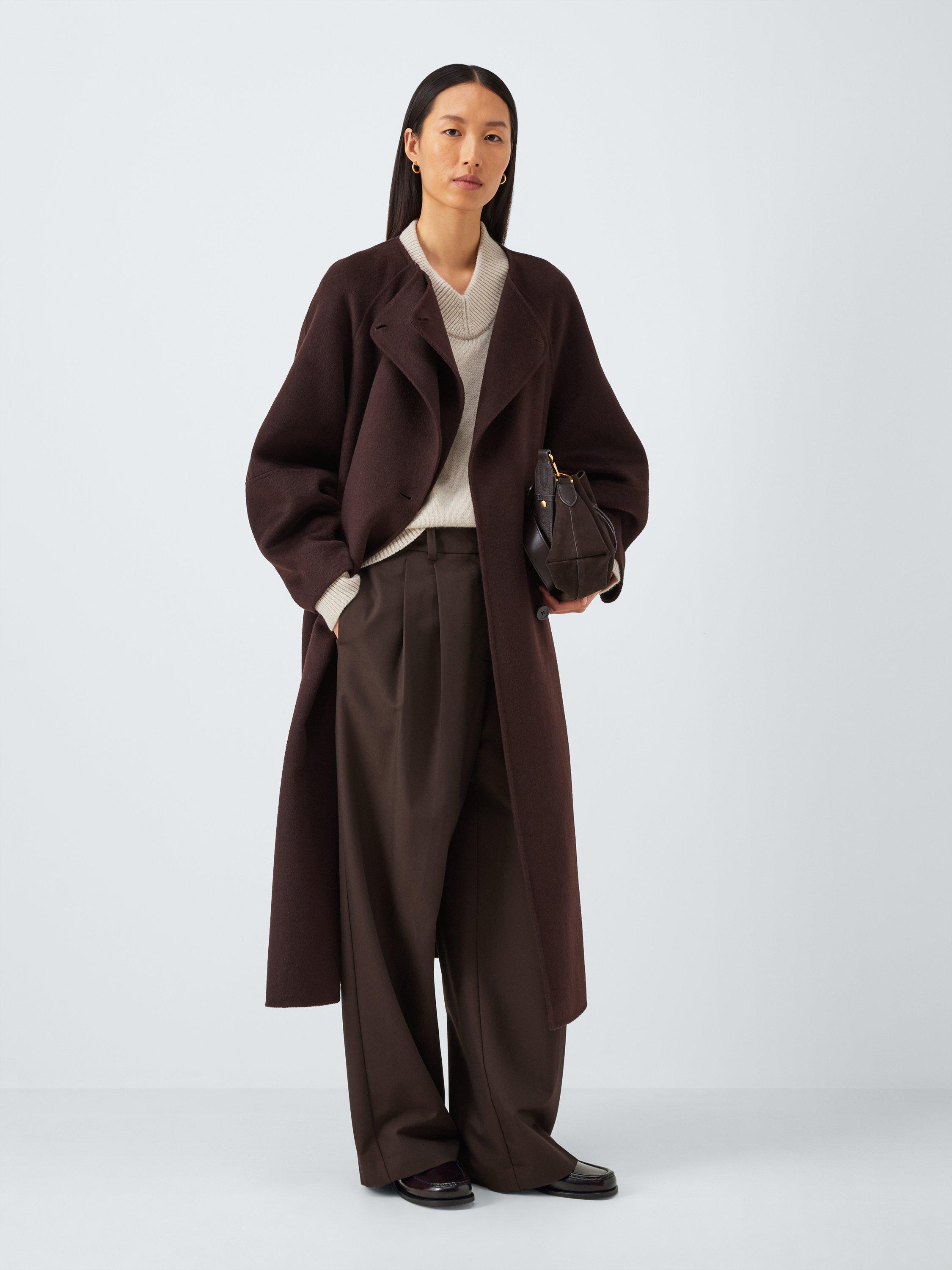 Product image 6 of 6, which shows John Lewis Golders Leather Square Toe Loafers, Bordeaux, 3