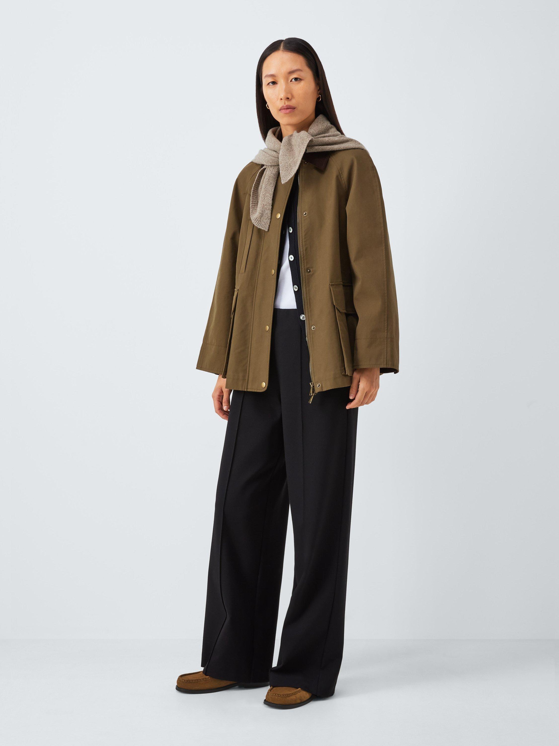 Product image 6 of 6, which shows John Lewis Golders Suede Square Toe Loafers, Tan, 3