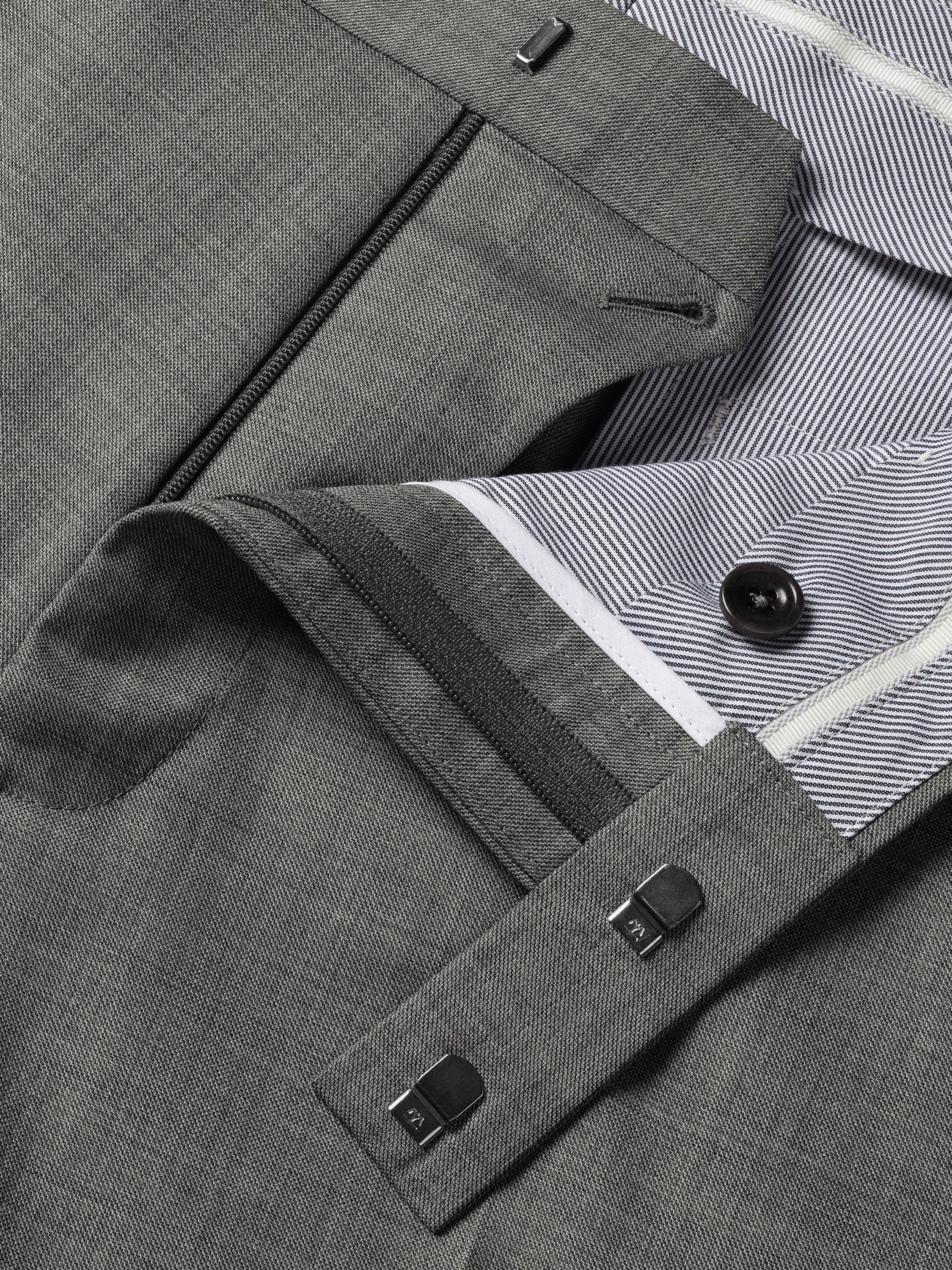 Product image 3 of 4, which shows Charles Tyrwhitt Wool Tailored Trousers, Grey, 30S