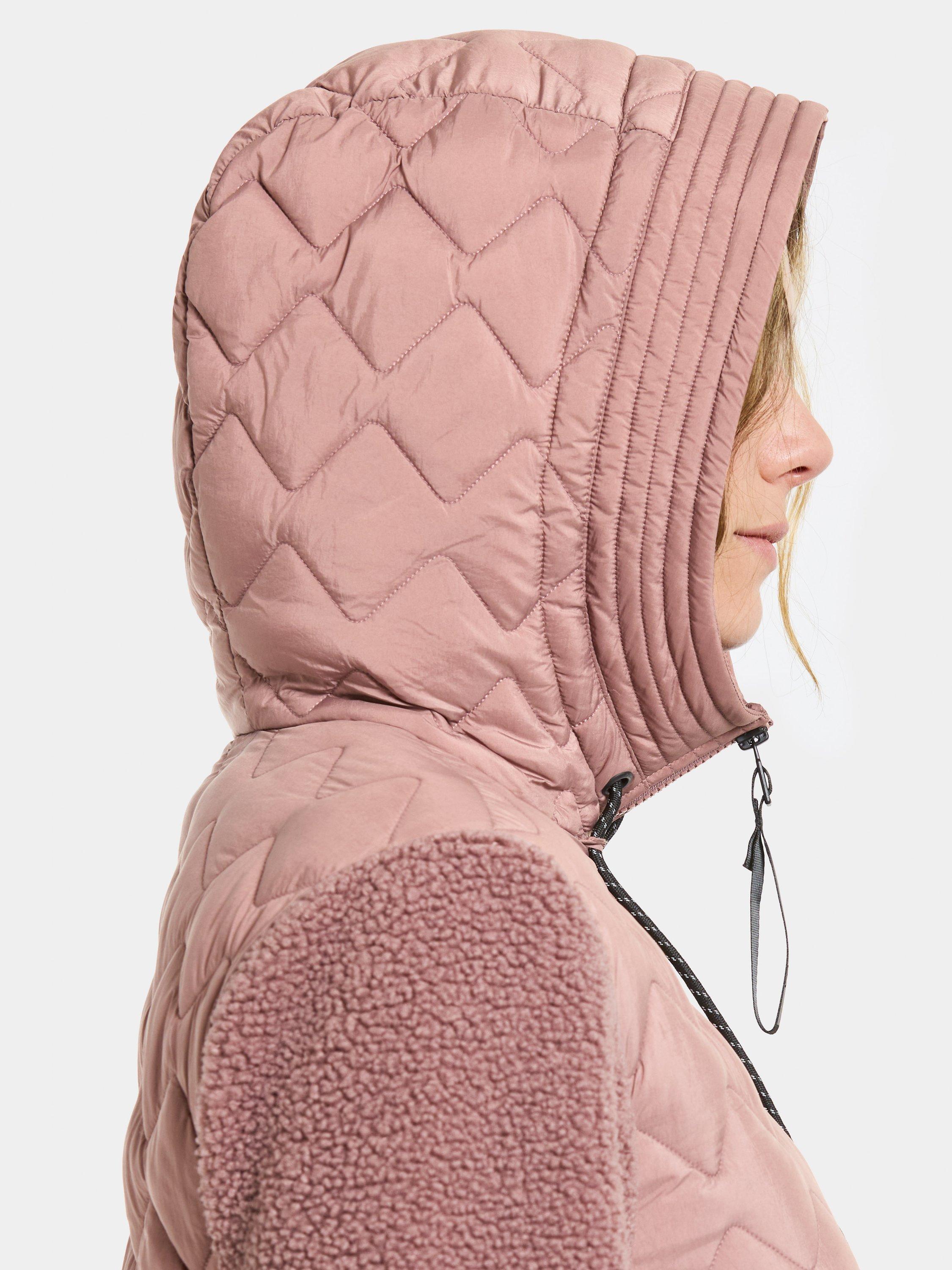 Product image 8 of 11, which shows Didriksons Bibi Full Zip Fleece, Faded Wine, 8