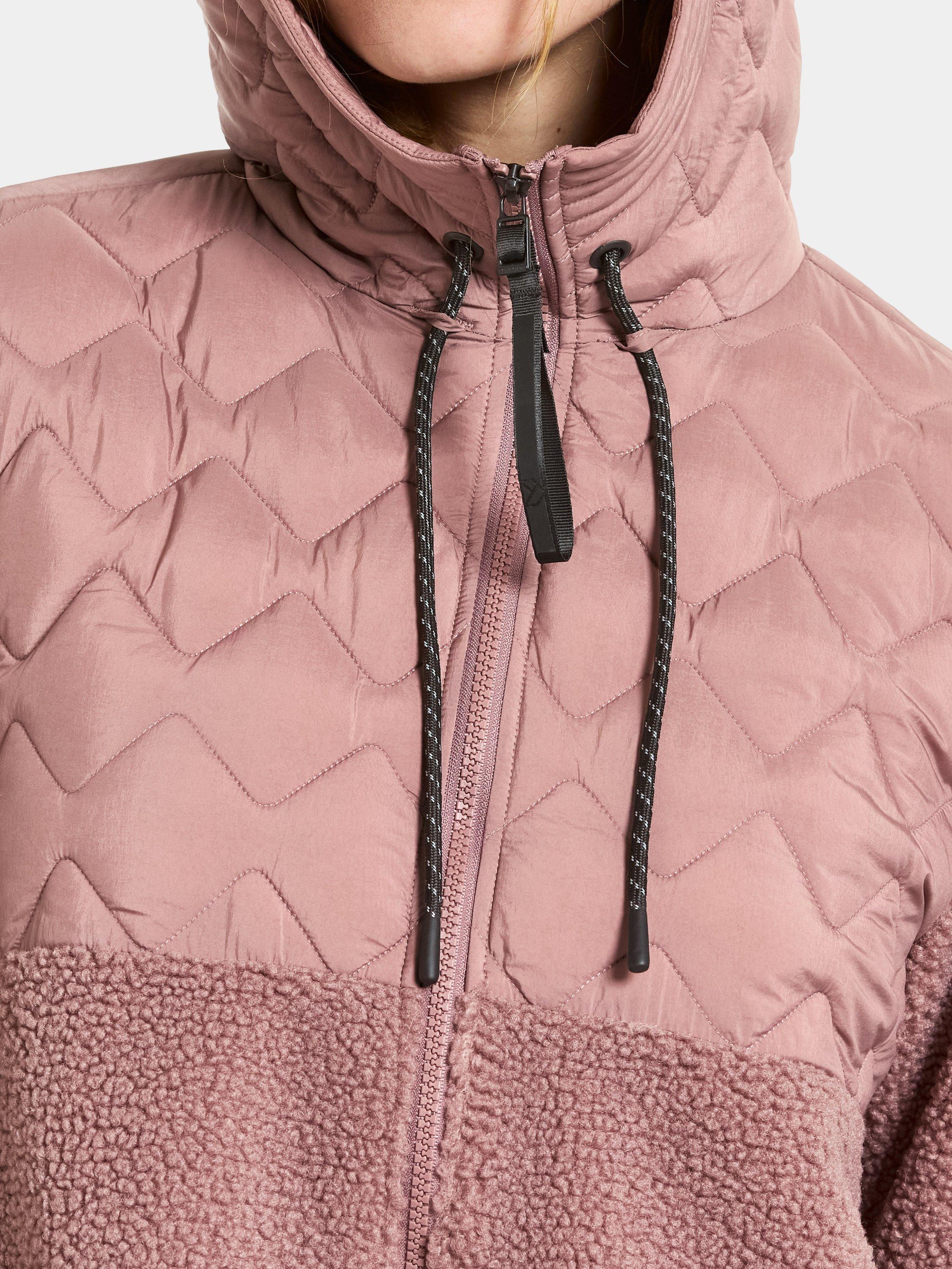 Product image 9 of 11, which shows Didriksons Bibi Full Zip Fleece, Faded Wine, 8