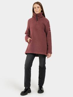 Didriksons Marina 1/2 Zip Fleece - view 2, Old Rust