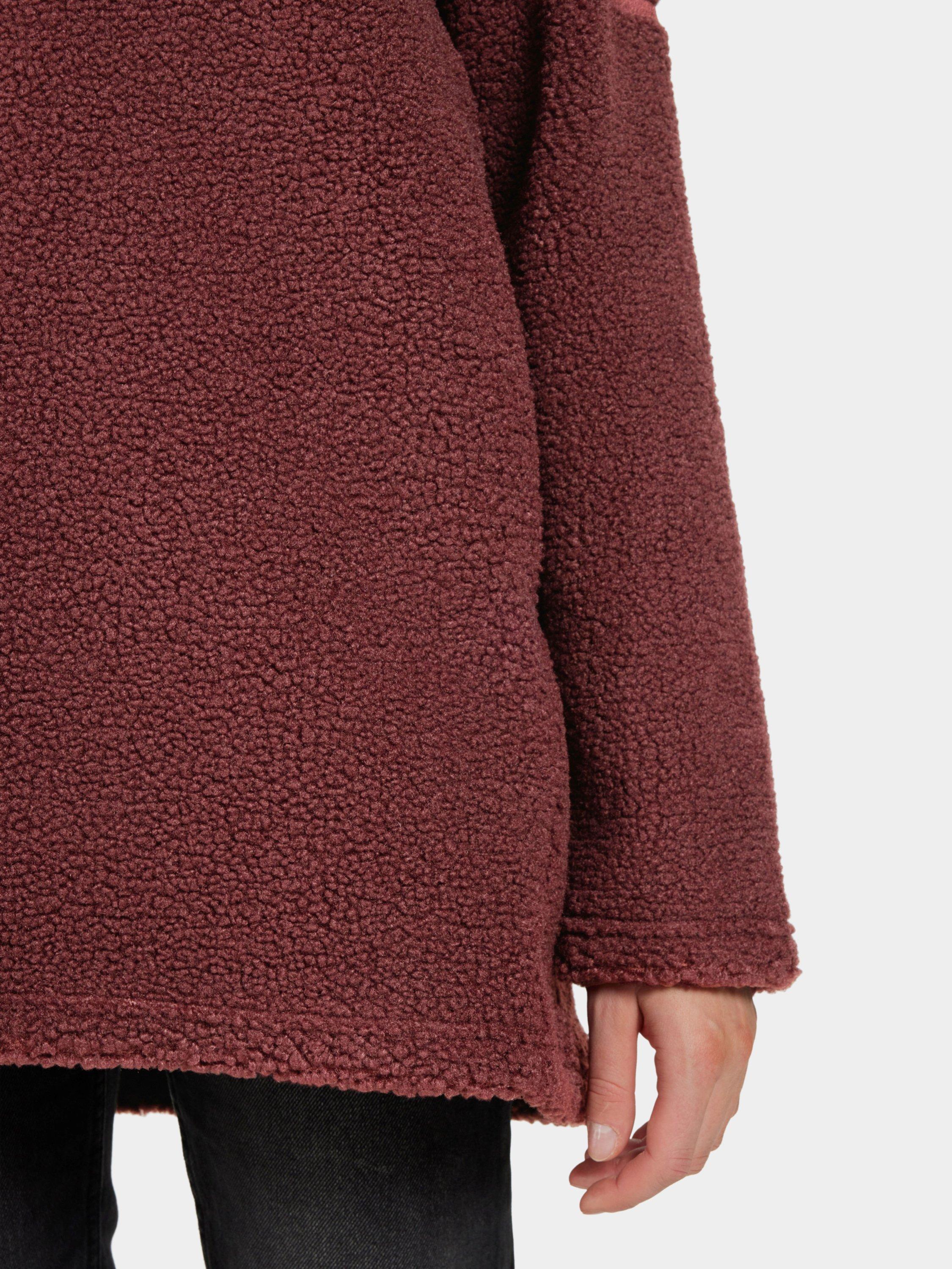 Product image 7 of 9, which shows Didriksons Marina 1/2 Zip Fleece, Old Rust, 8