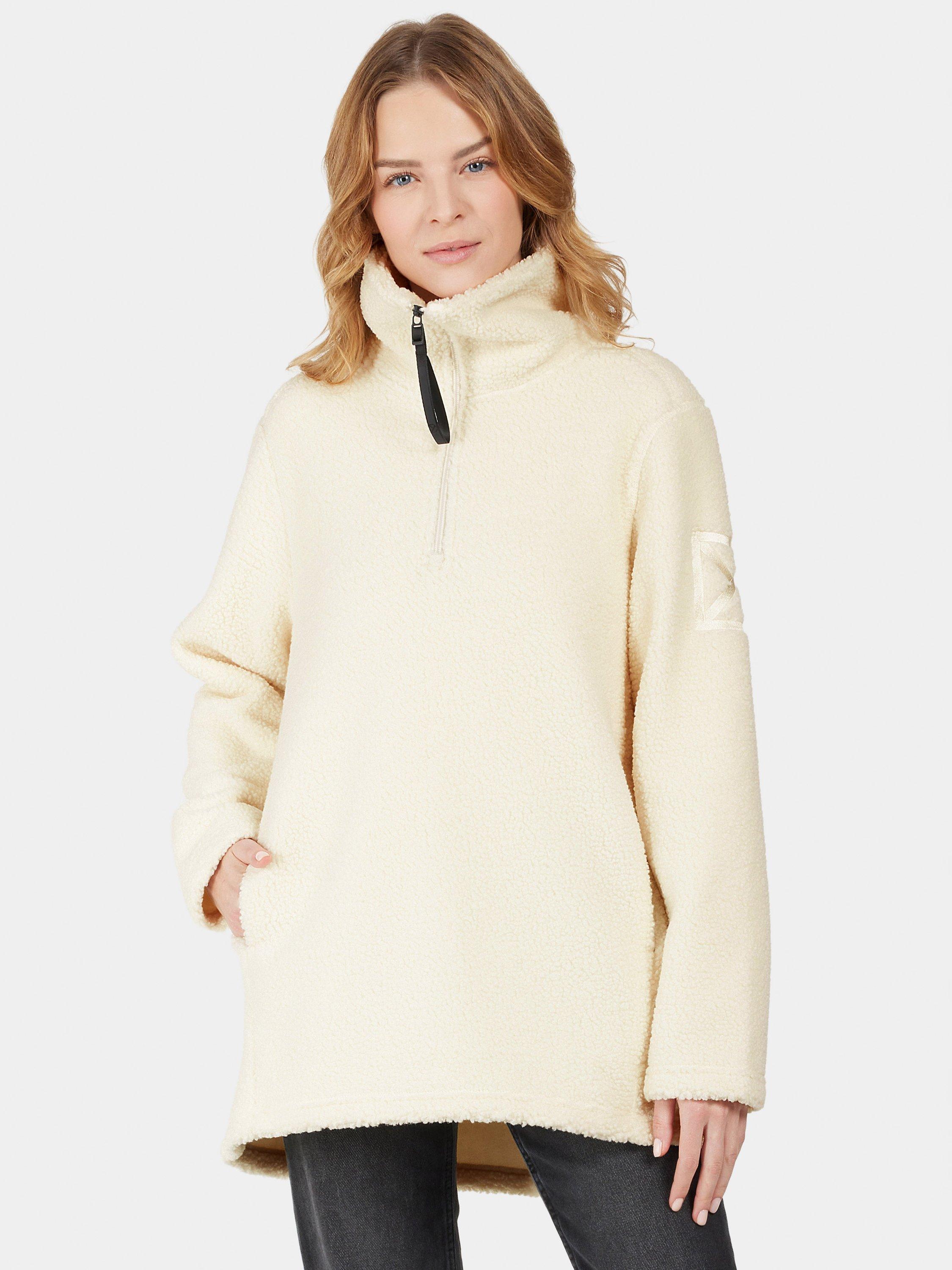 Product image 1 of 9, which shows Didriksons Marina 1/2 Zip Fleece, White Foam, 8