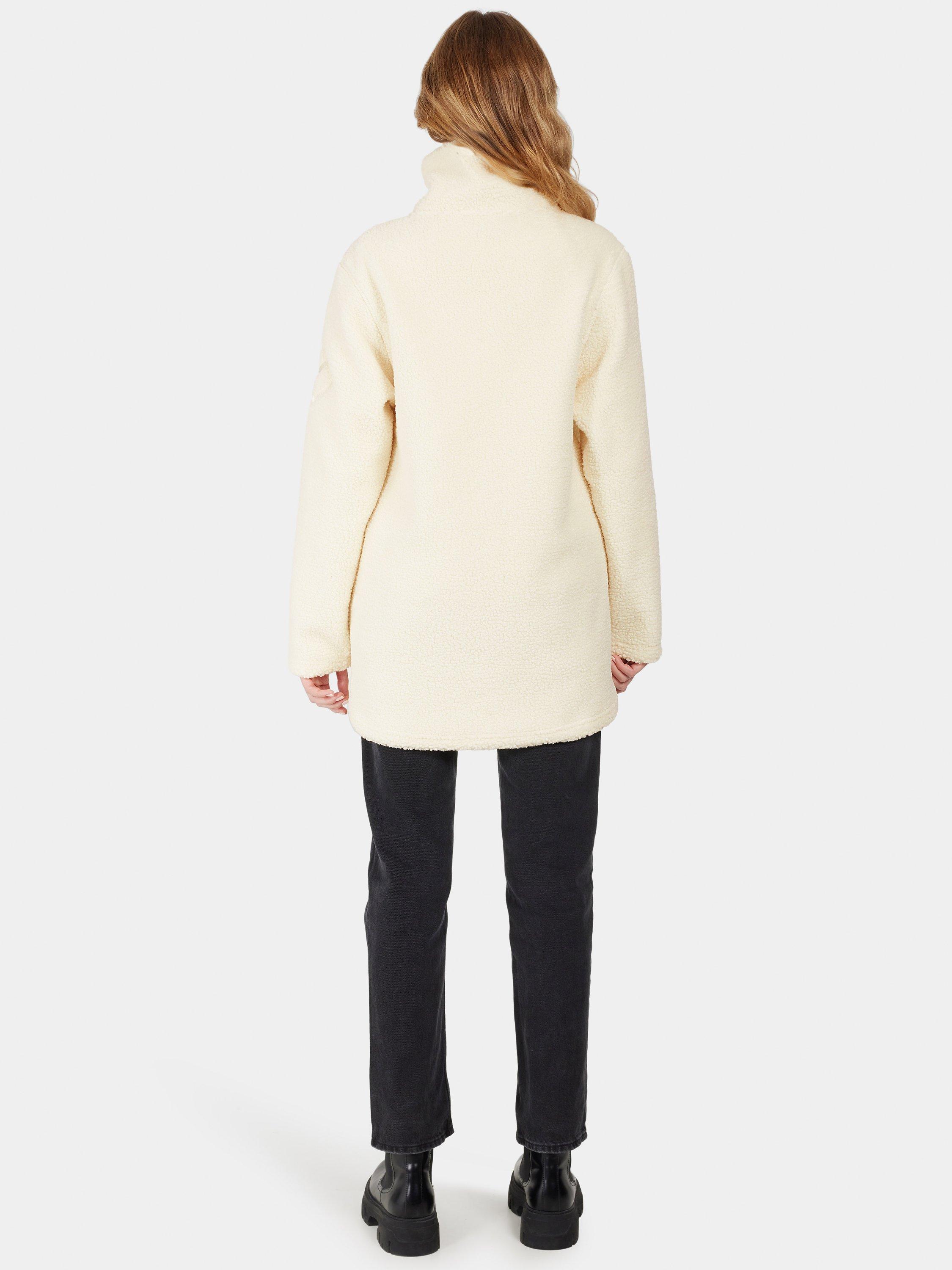 Product image 4 of 9, which shows Didriksons Marina 1/2 Zip Fleece, White Foam, 8