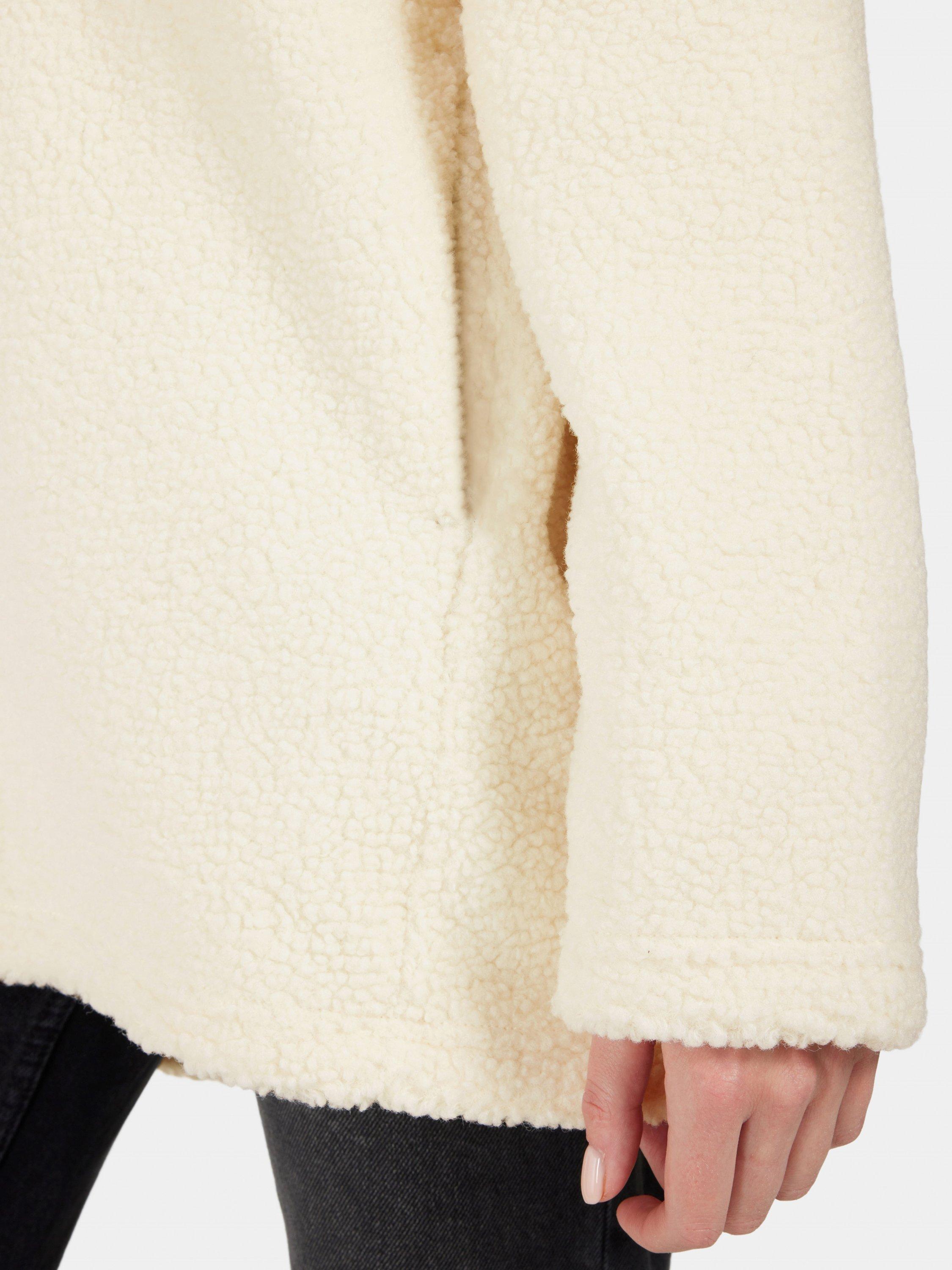 Product image 7 of 9, which shows Didriksons Marina 1/2 Zip Fleece, White Foam, 8