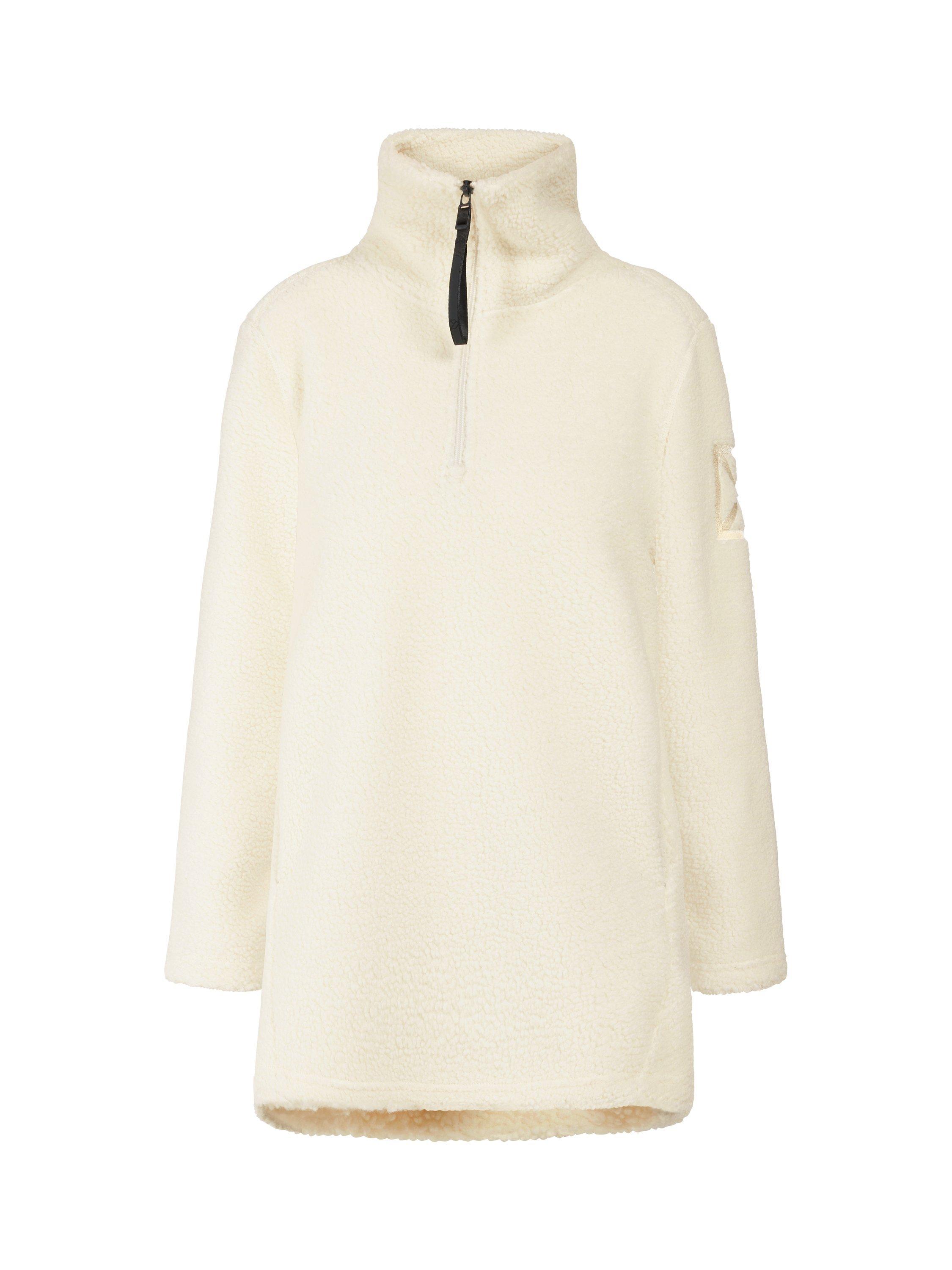 Product image 8 of 9, which shows Didriksons Marina 1/2 Zip Fleece, White Foam, 8