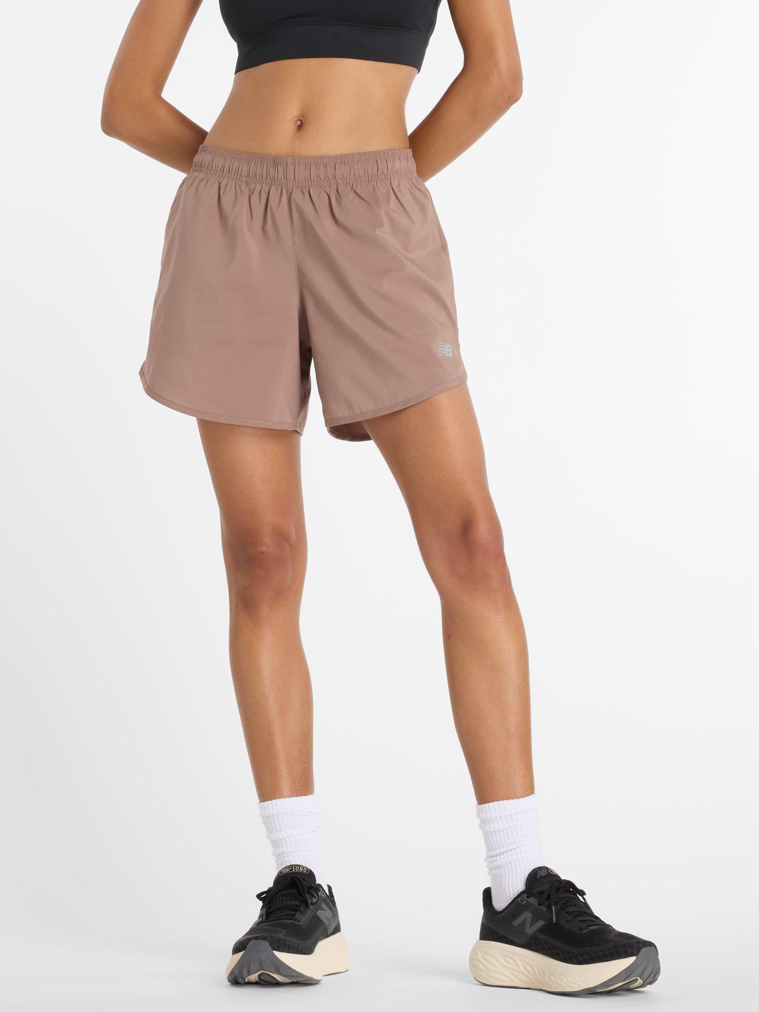 Product image 1 of 6, which shows New Balance Sport Essentials Shorts, Earth Shadow, XS