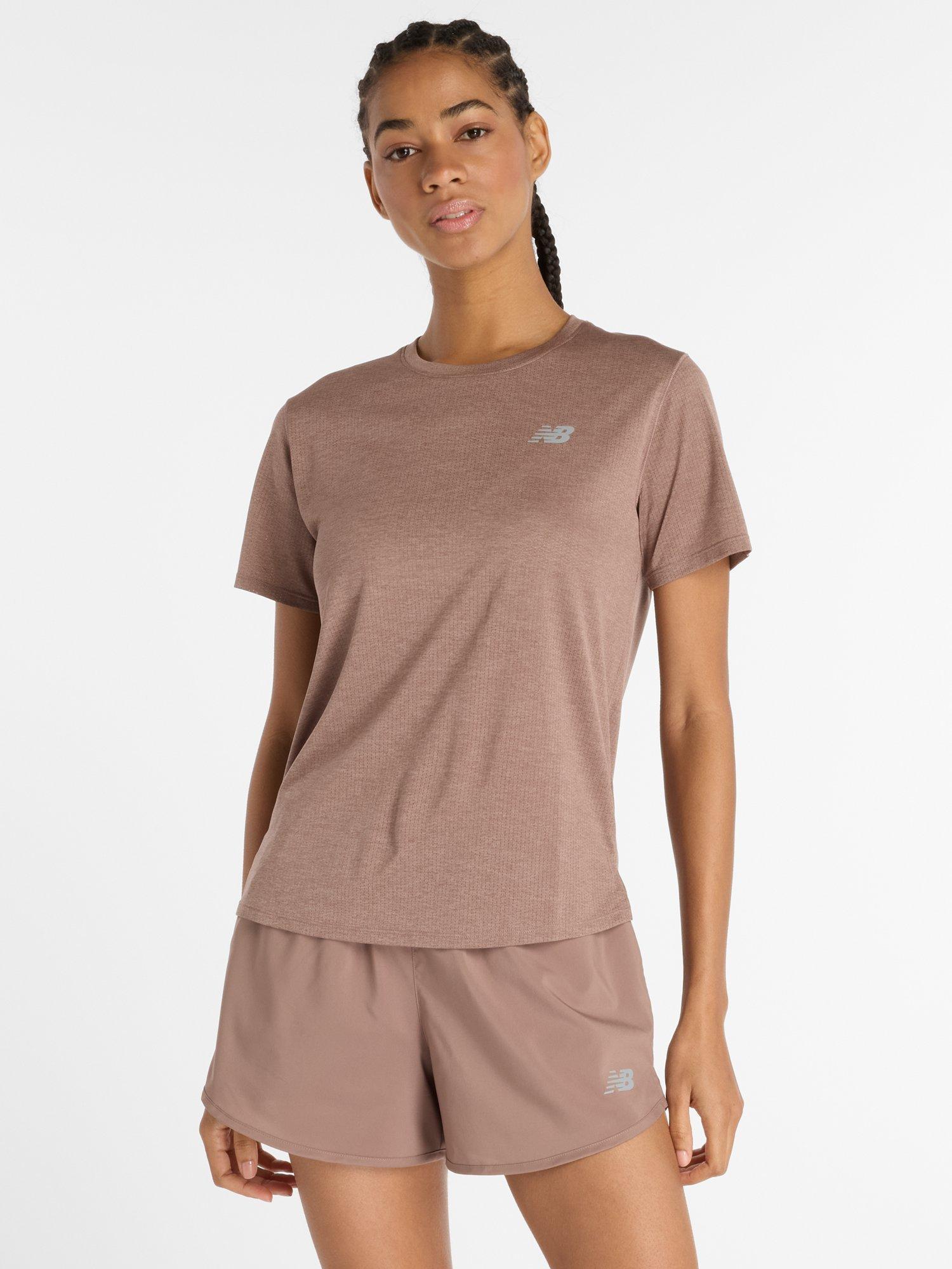 Product image 1 of 6, which shows New Balance Athletic T-Shirt, Earth Shadow, L