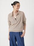 HUSH Open Collar Cashmere Rich Jumper