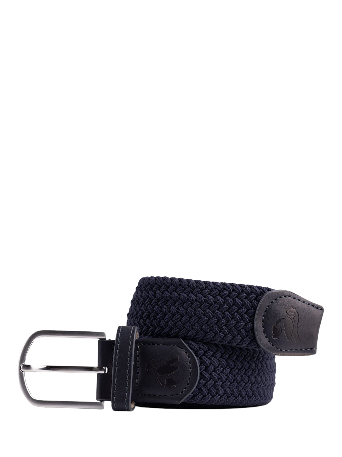 Product image 1 of 5, which shows Swole Panda Woven Belt, Navy, L