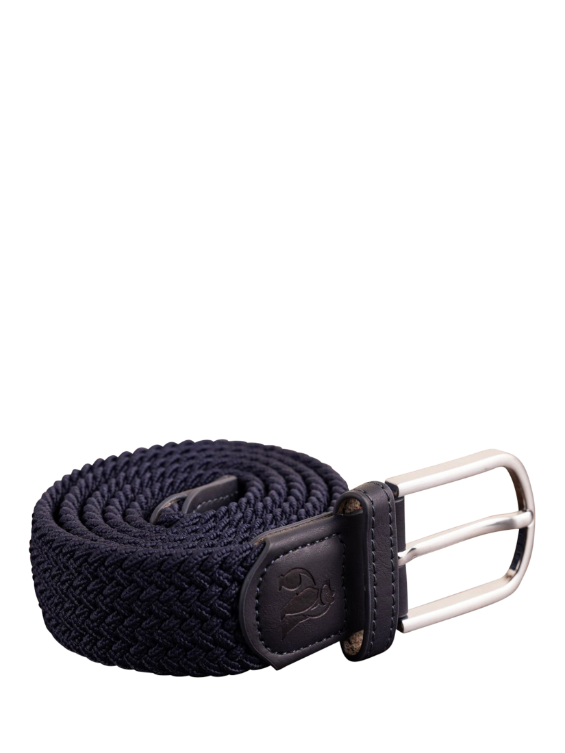 Product image 2 of 5, which shows Swole Panda Woven Belt, Navy, L