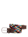 Swole Panda Zigzag Woven Belt, Multi