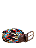 Swole Panda Zigzag Woven Belt, Multi
