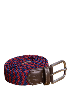Swole Panda Zigzag Woven Belt - view 2, Burgundy