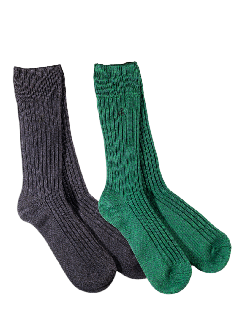 Product image 1 of 9, which shows Swole Panda Bamboo Boot Socks, Pack of 2, Multi, 7-11