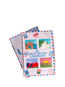 Swole Panda Great British Landmarks Bamboo Socks Gift Box, Pack of 4, Multi, Multi