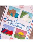 Swole Panda Great British Landmarks Bamboo Socks Gift Box, Pack of 4, Multi