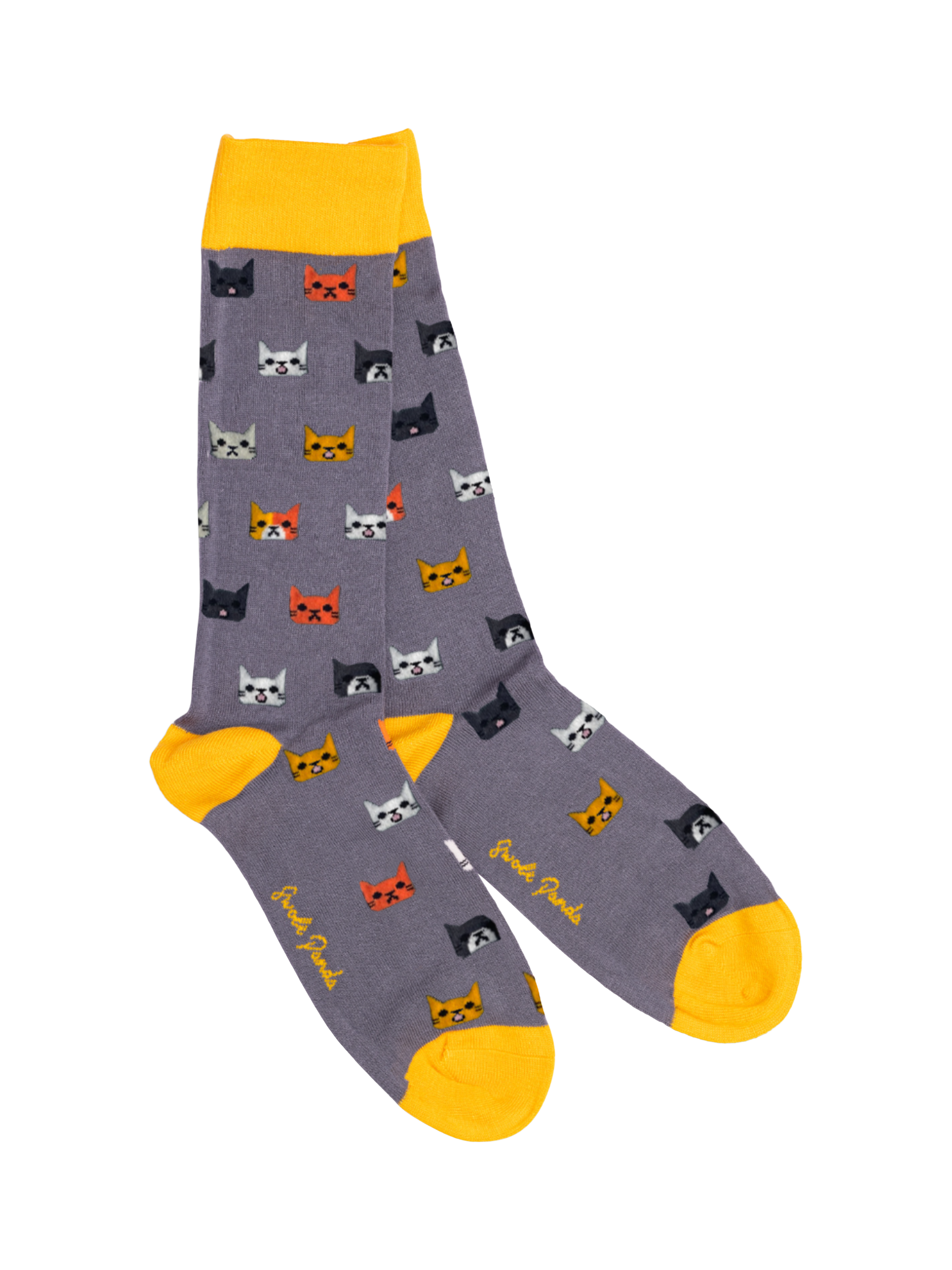 Product image 5 of 6, which shows Swole Panda Pets Bamboo Socks, Pack of 4, Multi, 7-11