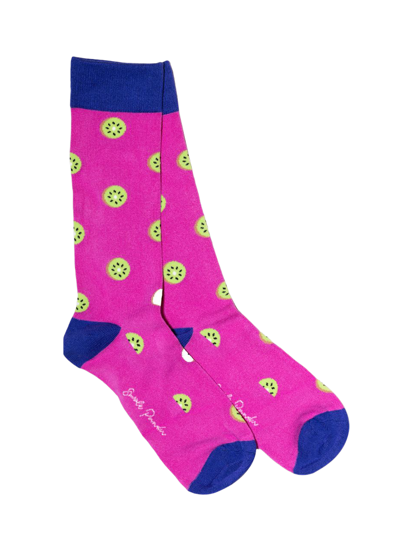 Product image 4 of 7, which shows Swole Panda Fruit Bamboo Socks Gift Box, Pack of 4, Multi, 7-11